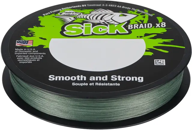 Berkley Sick Braid 150m 18kg 0.19mm 8 Red