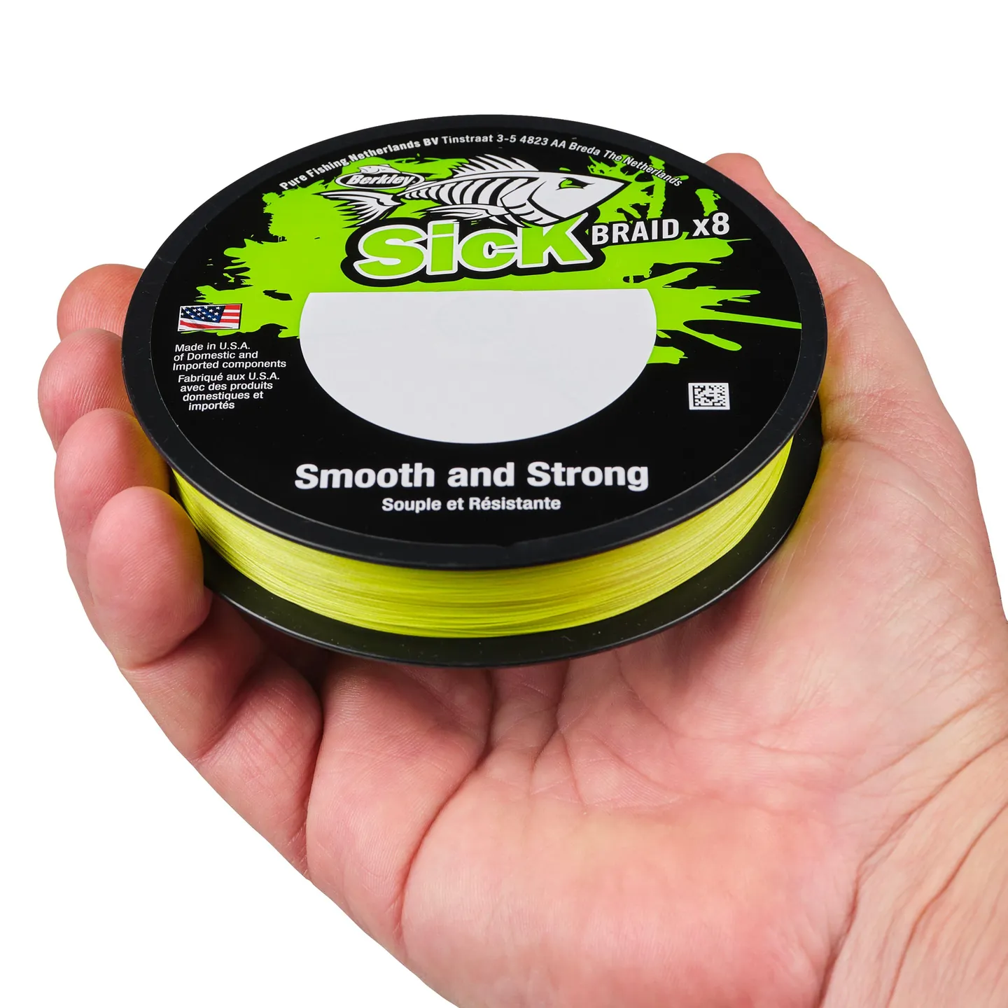 Berkley Sick Braid - 0.23mm, 150m, Hi-Viz Yellow