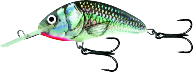 Salmo Hornet Floating 9cm Holographic Grey Shiner