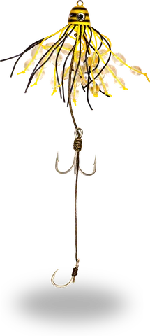 Black Cat Battle Teaser #3/0 #6/0 80g 100kg Yellow/Black