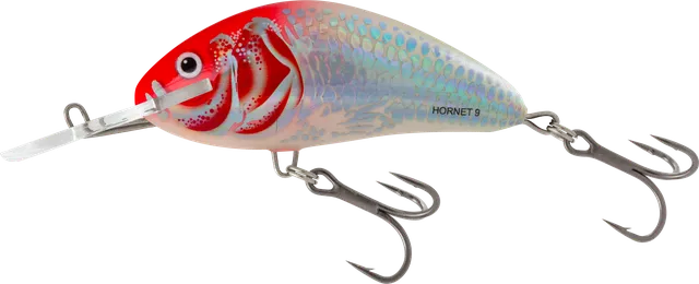 Salmo Hornet Floating 9cm Holo Red Head