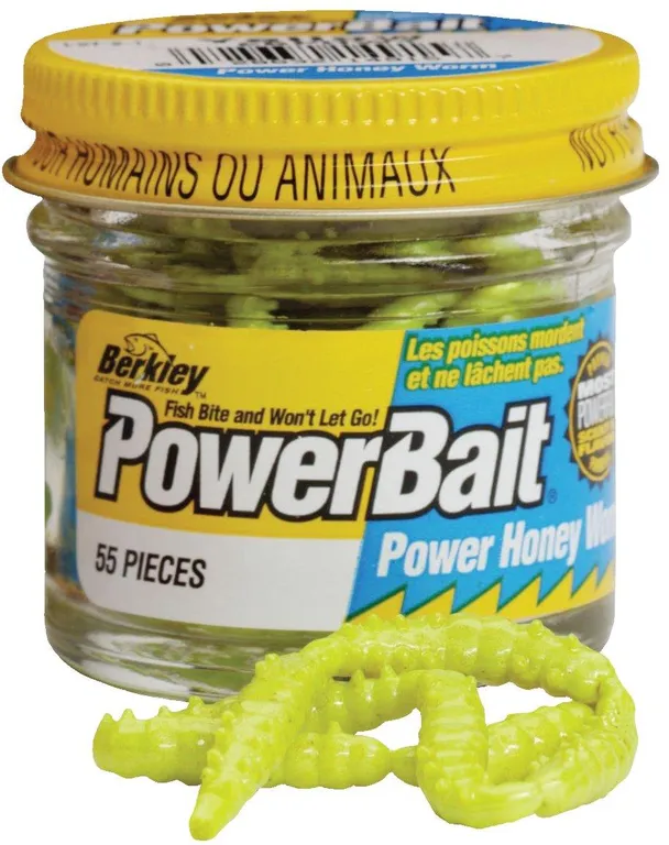 Berkley PowerBait Power Honey Worm 3cm Yellow