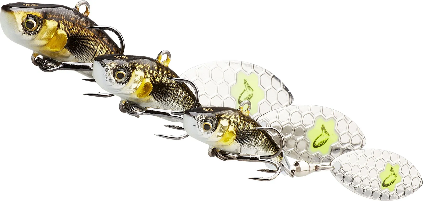 Savage Gear 3D Sticklebait Tailspin 6.5cm 9g Firetiger