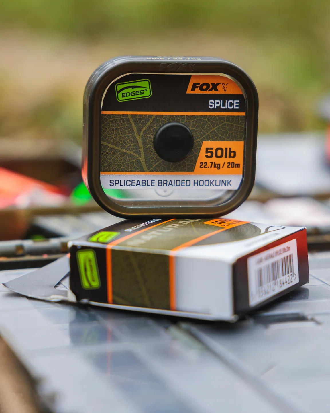 Fox Edges Naturals Splice Hooklength 22.68kg 20m Braided