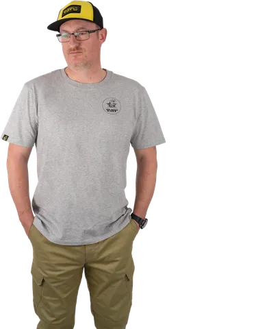 Black Cat Grey Marl T-Shirt 2X Large