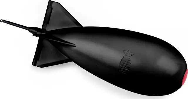 Spomb Large X Bait Rocket Black
