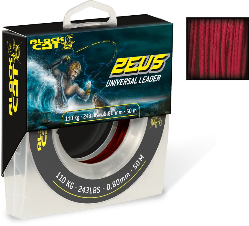 Black Cat Zeus Universal Leader 0.80mm 110kg 50m