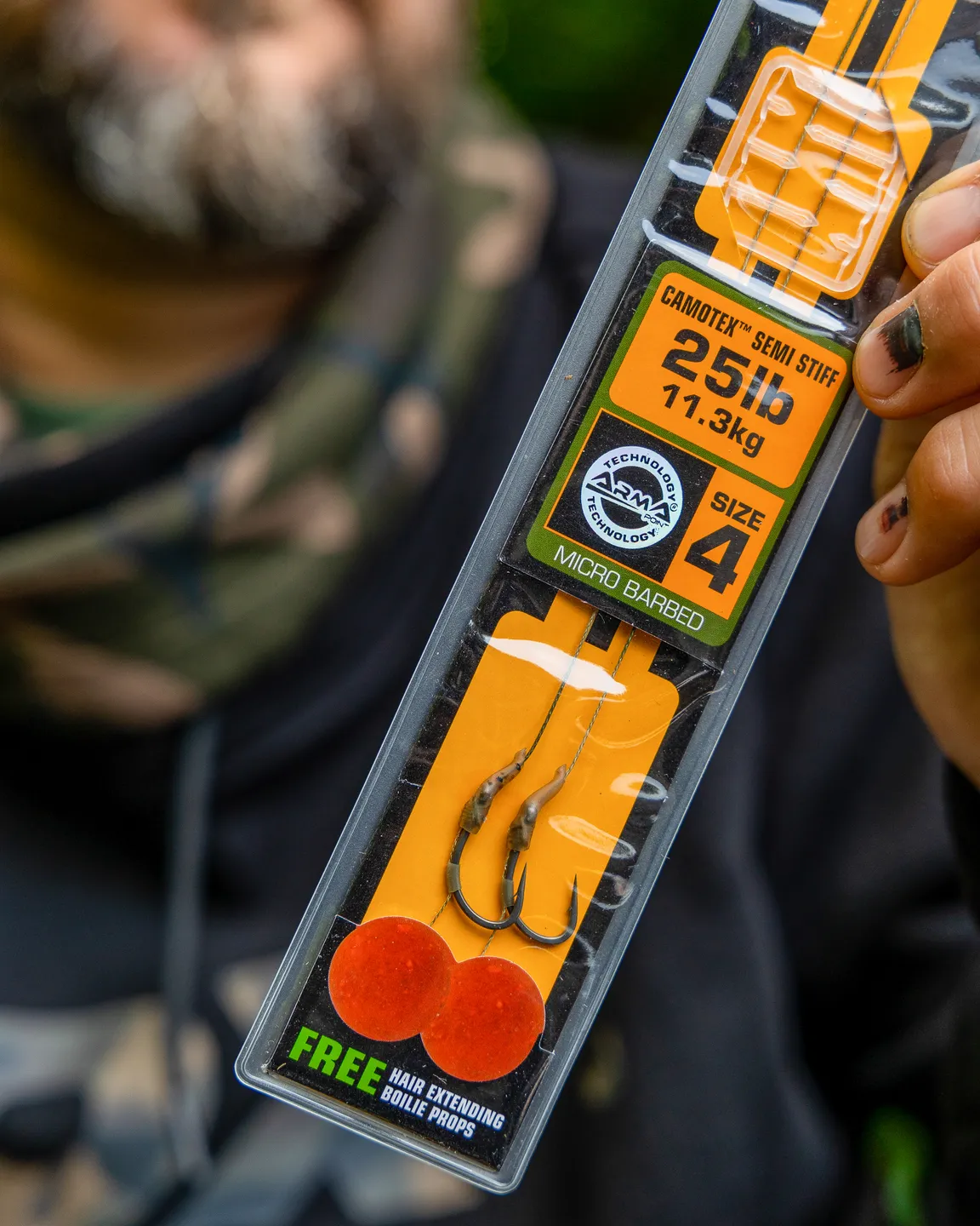 Fox EDGES Curve Short Rigs Size 7 16kg 2pcs Camotex Semi Stiff