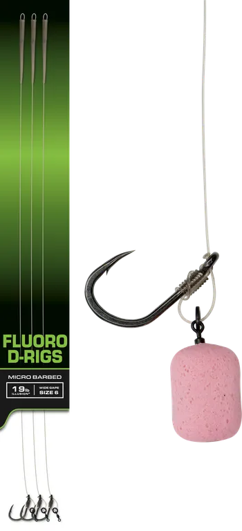 Fox Edges Illusion Fluoro D Rigs 6 30cm 8.62kg 3pcs