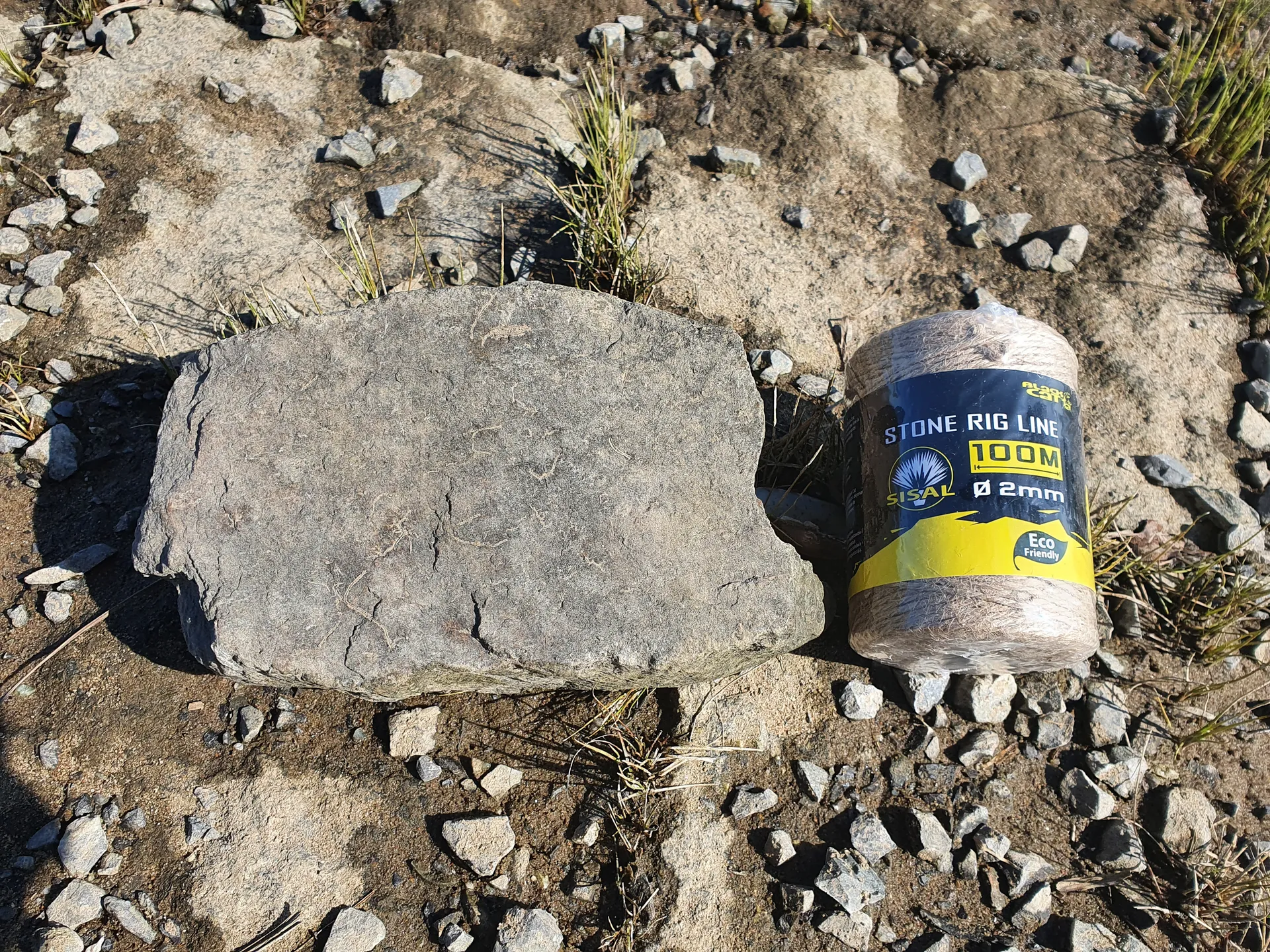 Black Cat Stone Rig Line 2mm 100m Sisal