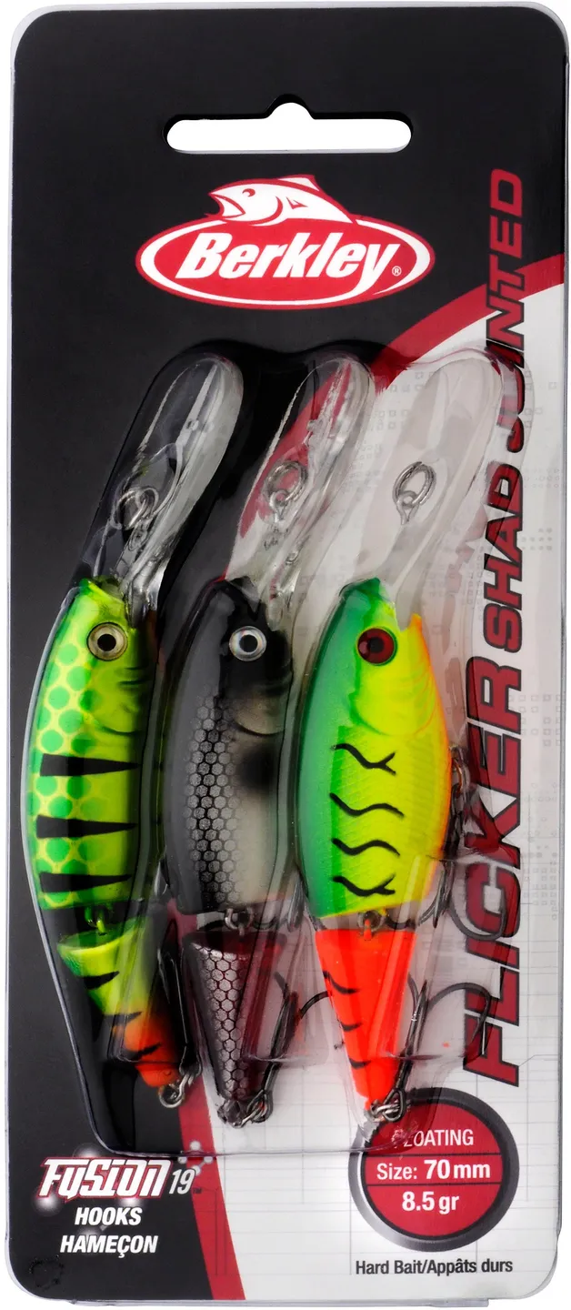 Berkley Flicker Shad 3 Pack 7cm 9.5g