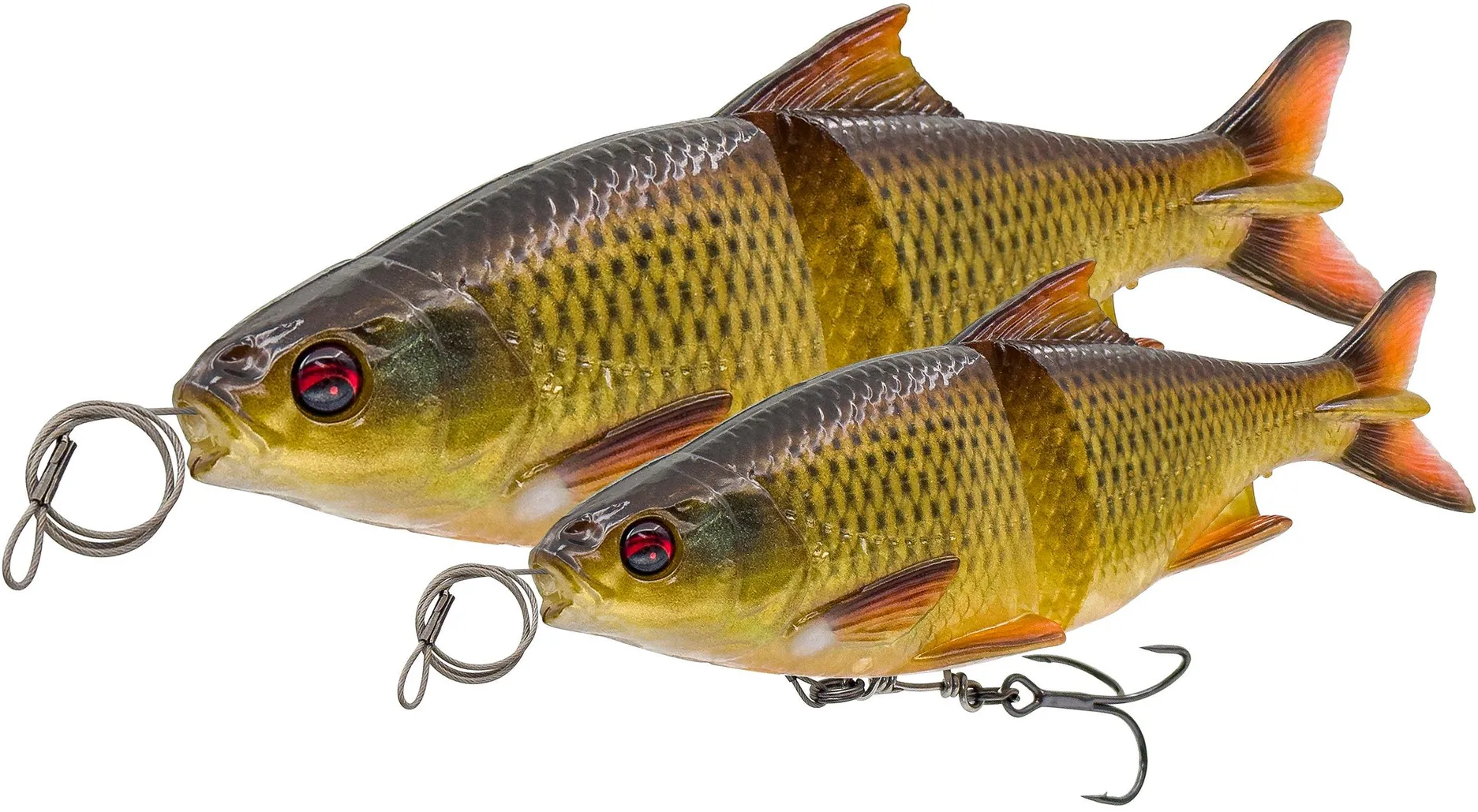 Savage Gear 3D Line Thru Glide Roach 23cm 170g 0,2–1,2m Slow Sinking Clear Rudd