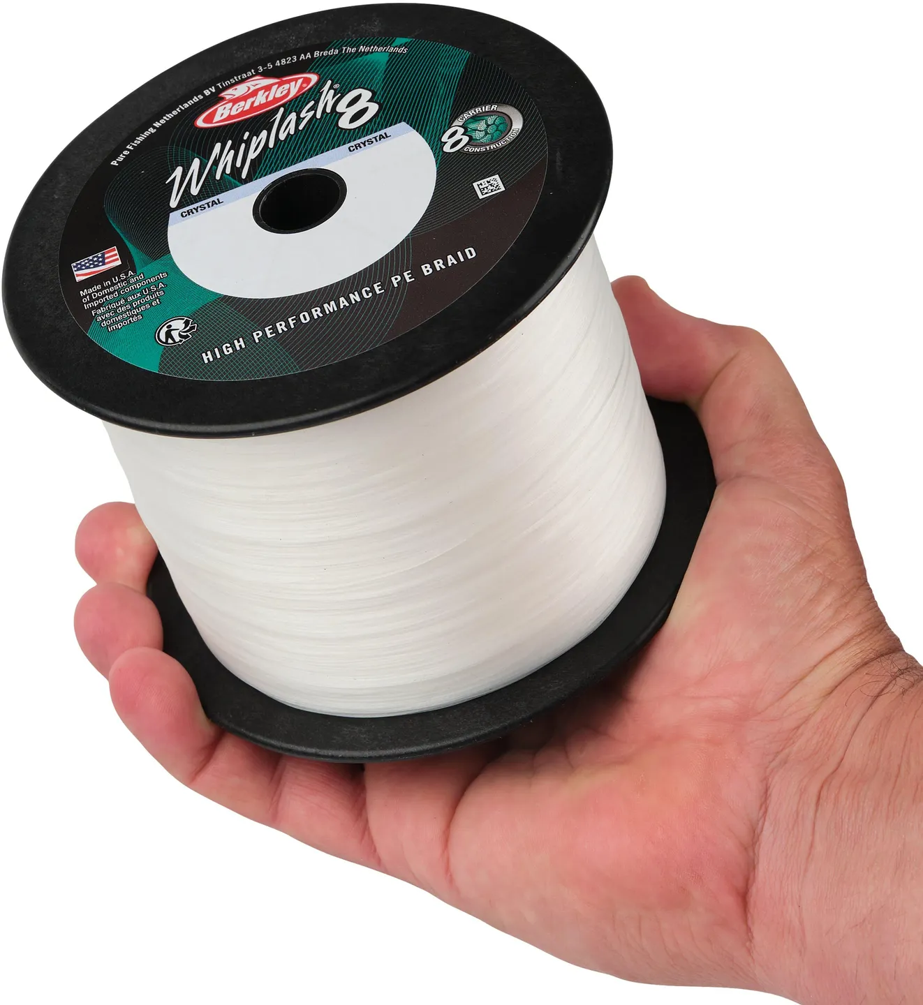 Berkley Whiplash 8 Braided Line 150m 0.12mm 17.5kg Crystal
