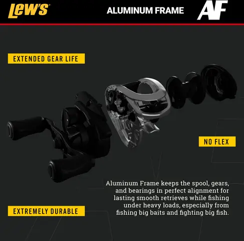 Lew's Team Lew's Pro Ti RHW 270g 9.07kg 7.5:1 Right