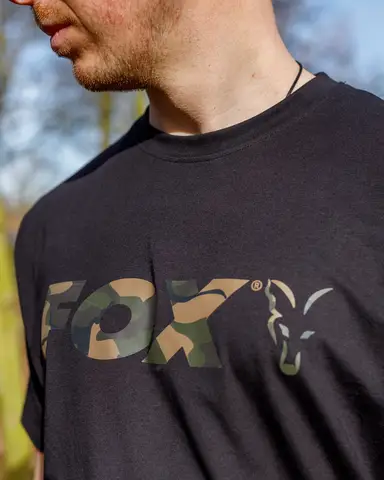 Fox Black Camo Logo T-Shirt XL