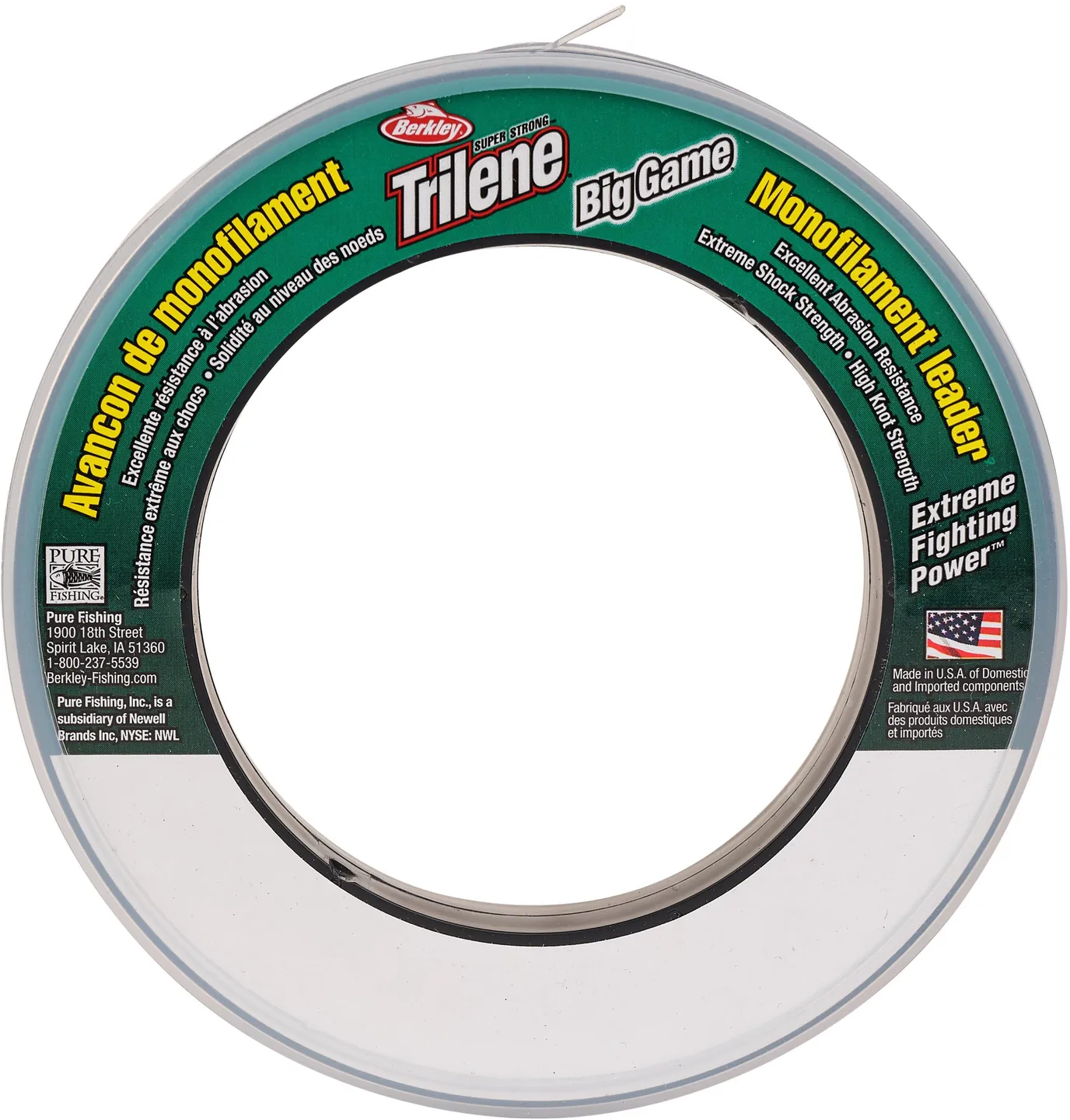 Berkley Trilene Big Game Mono Leaders 27.2kg 0.76mm 50m Clear