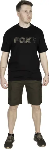 Fox Black Camo Logo T-Shirt L