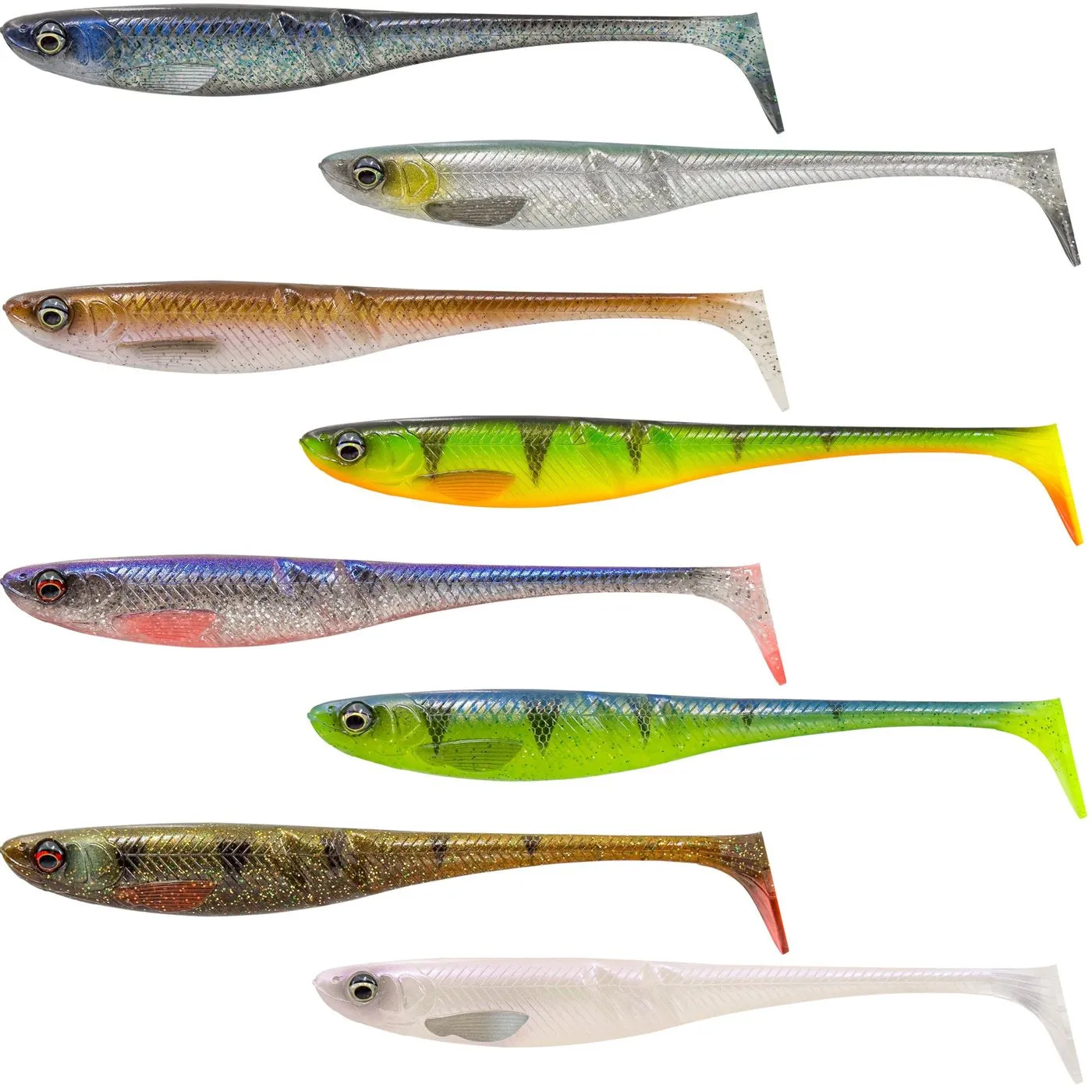 Savage Gear Collapser Softbaits 22cm 44g Purple Ghost 2pcs