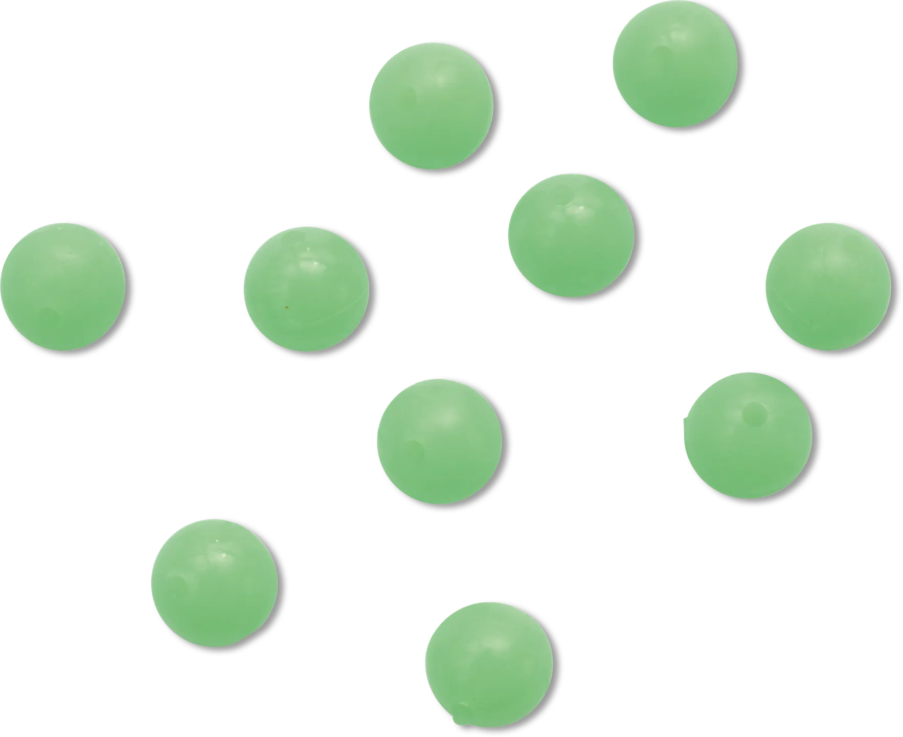 Black Cat Soft Bead L Rig Accessories 8mm 10pcs Soft Rubber