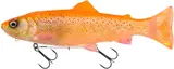 Savage Gear 3D Line Thru Pulsetail Trout Softbaits 25cm 185g 0.3–3m Slow Sinking Clear Golden Albino