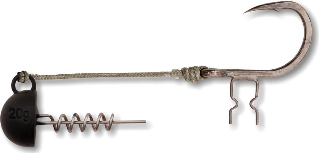 Black Cat Shad Claw Rig #6/0 50g 100kg