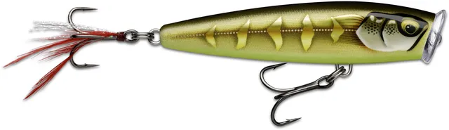 Rapala Skitter Pop Elite 7.5cm 10g Gilded Striped Grey Shiner