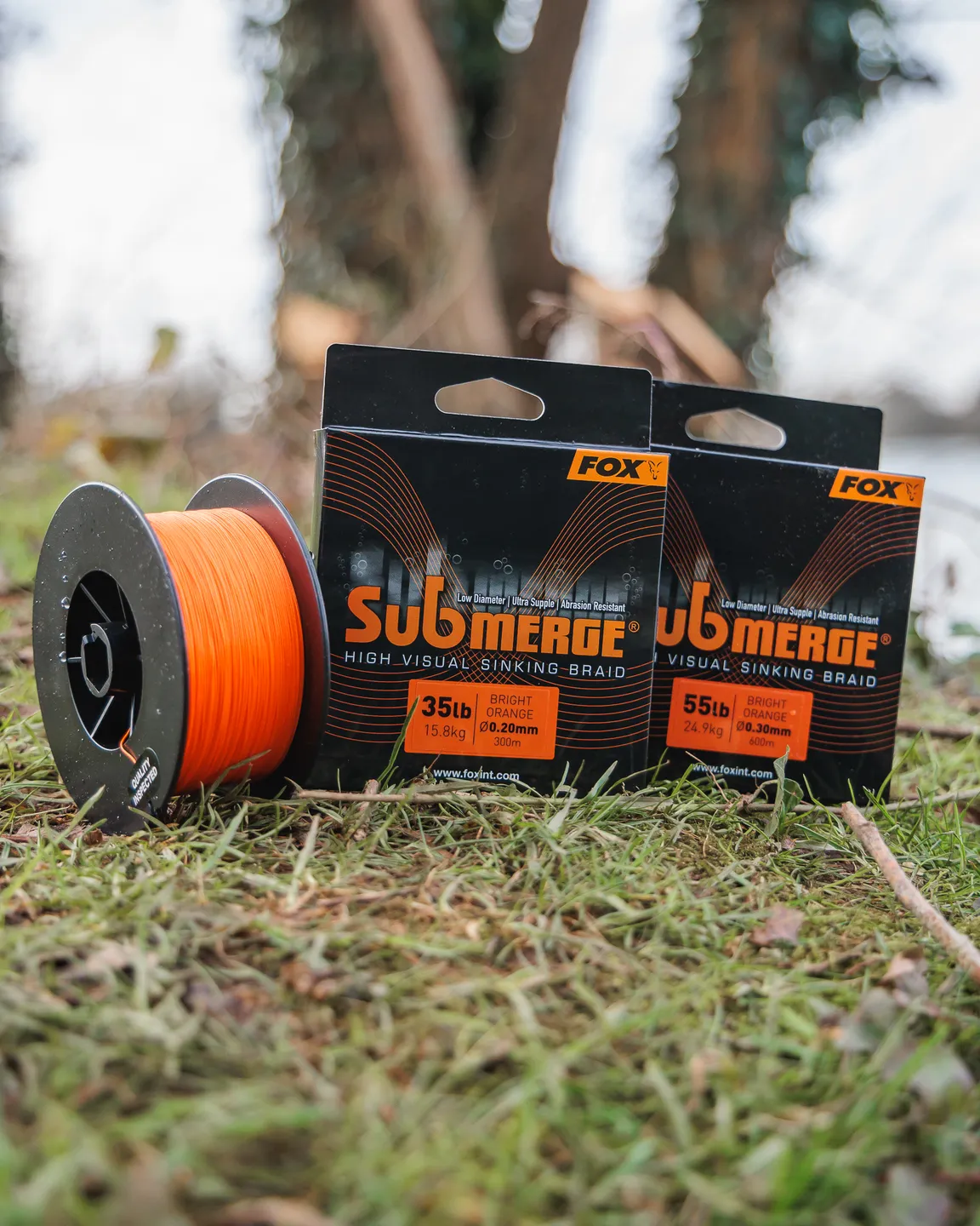 Fox Submerge Orange Sinking Braid 0.30mm 24.9kg 300m