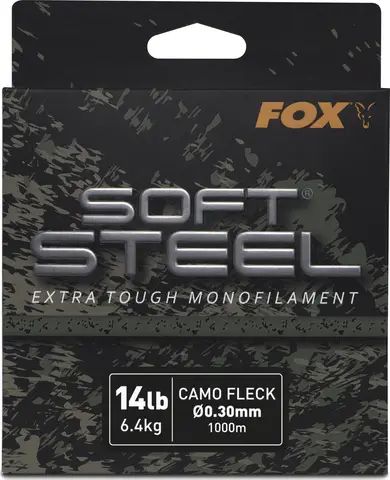 Fox Soft Steel Fleck Camo Mono 0.3mm 6.4kg 1000m
