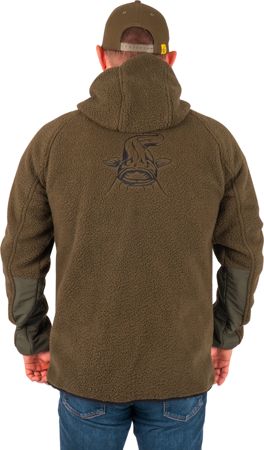 Black Cat Polar Fleece Hoodie S