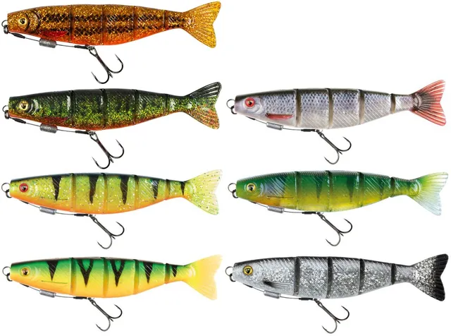 Fox Rage Loaded Jointed Pro Shads 14cm 31g UV Stickleback