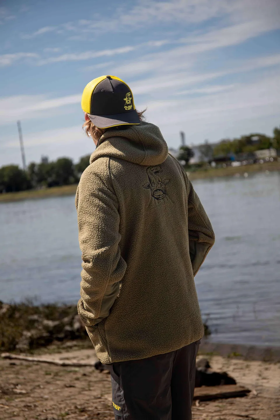 Black Cat Polar Fleece Hoodie XXXL