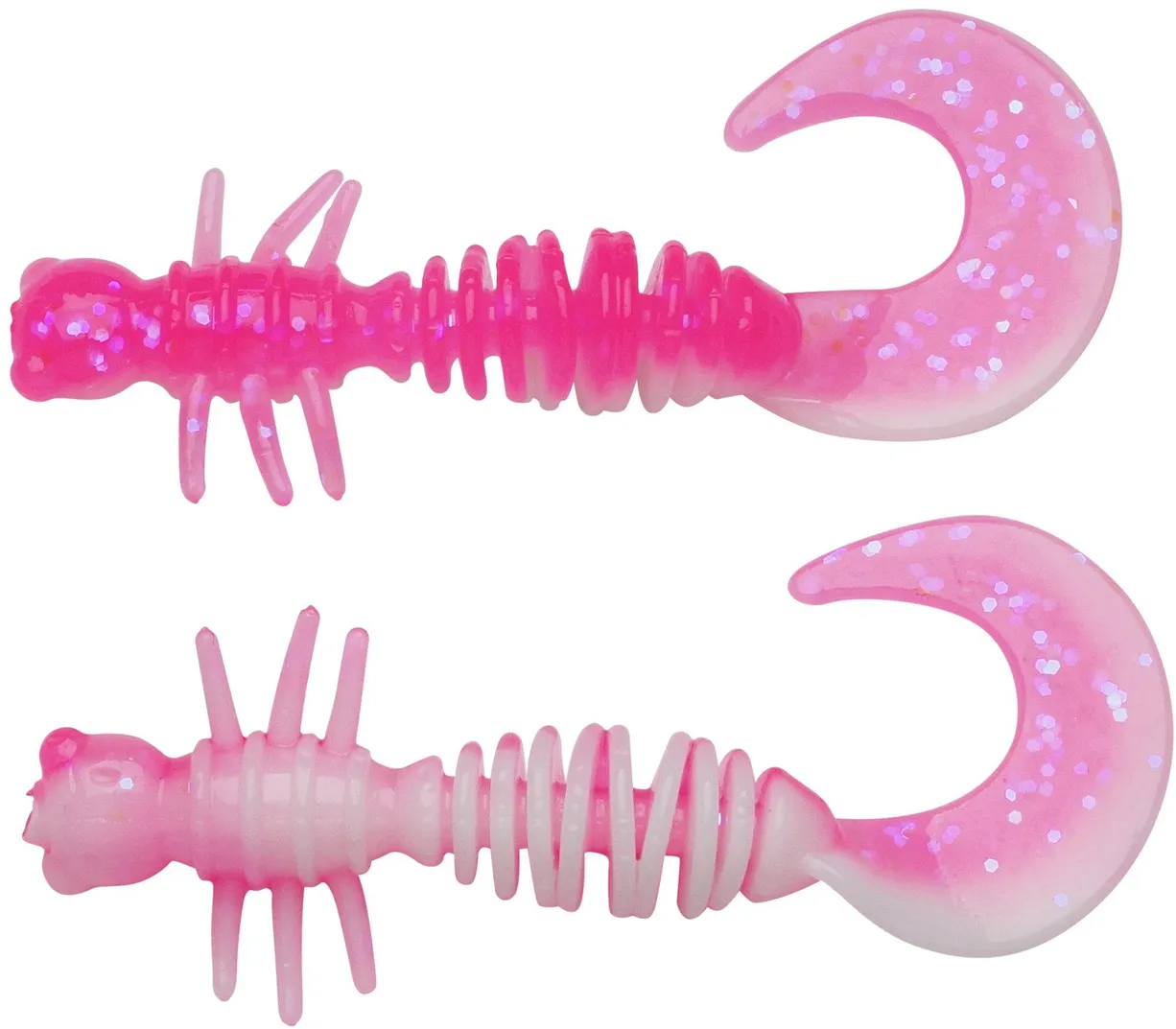 Berkley PowerBait Power Curly 4cm Pink/White