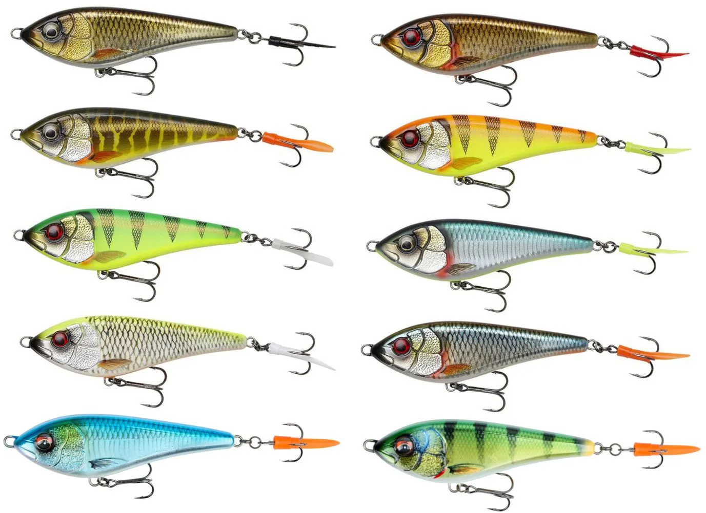 Savage Gear Deviator Swim Jerkbaits 14cm 70g 0.5–1m Slow Sinking Firetiger