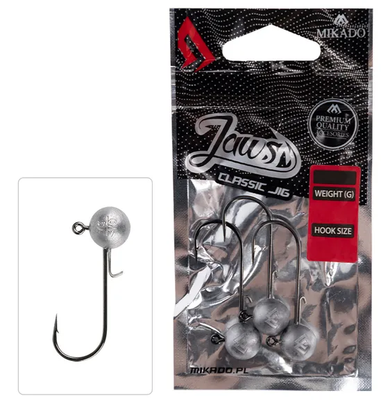 Mikado JAWS CLASSIC - 10g, 1/0, Black nickel, 3 pcs