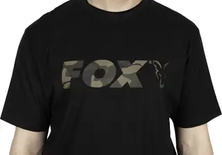 Fox Black Camo Logo T-Shirt L