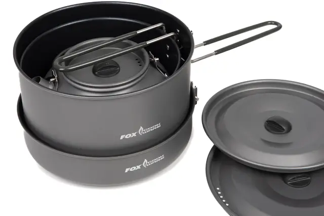 Fox Cookware 4 Piece Deluxe Kochset 0.9–2.8L