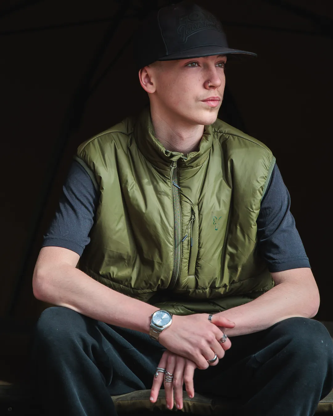 Fox Olive Quilted 100 Gilet