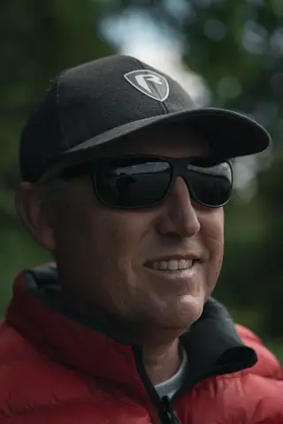 Fox Rage Matt Black Polarized Glasses Wrap Brown