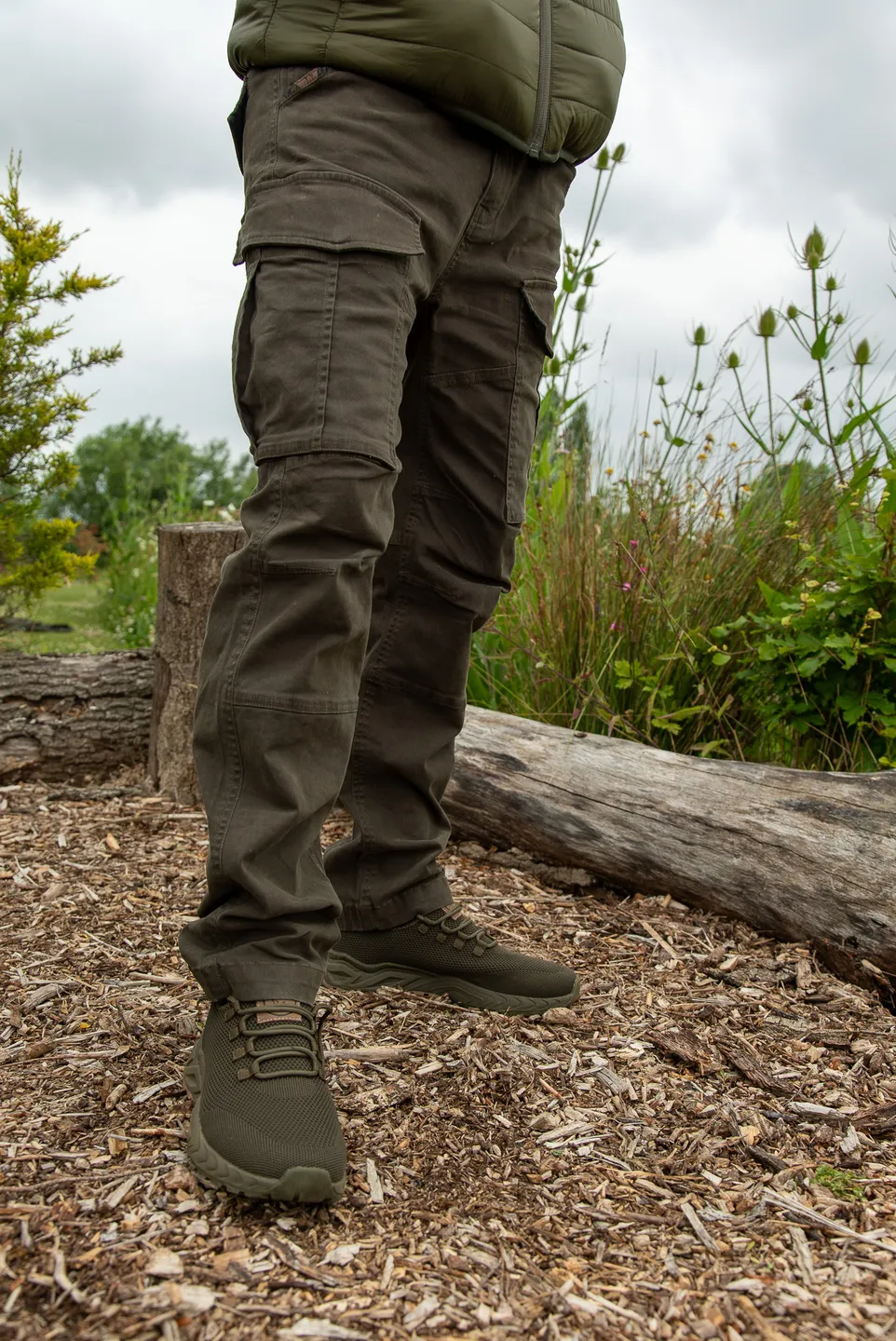 Fox Khaki HD Combat Fishing Trousers M