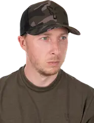 Fox Black Camo Trucker Cap Polyester