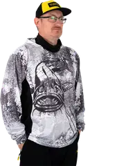 Black Cat Sun Jersey S