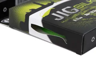 Fox Rage Jig Silk Geflochtene Schnur 0.21mm 15.9kg 120m Fluro Green