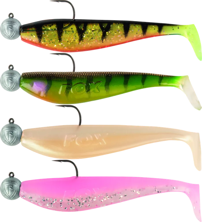 Fox Rage Ultra UV Zander Pro Shad Loaded Lure Packs 7cm 5g 4pc