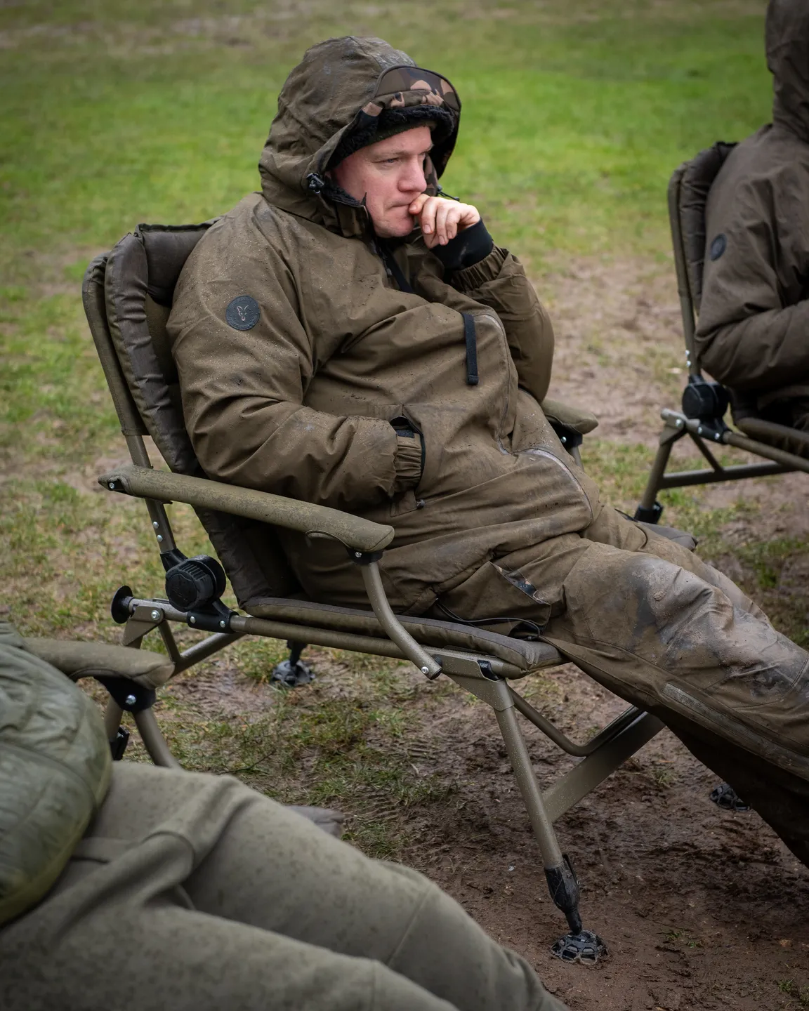 Fox Voyager Recliner Chair 70cm 75cm 7kg Polyester