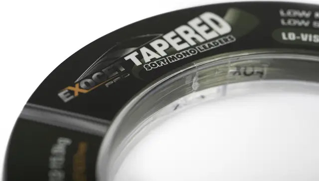 Fox Exocet Pro Tapered Leaders 0.37–0.57mm 7.26–15.88kg 12m Low Vis Green