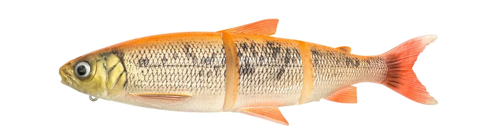 Savage Gear 3D Line Thru Whitefish Weicher Köder 36cm 478g Moderate Sinking Gold Albino