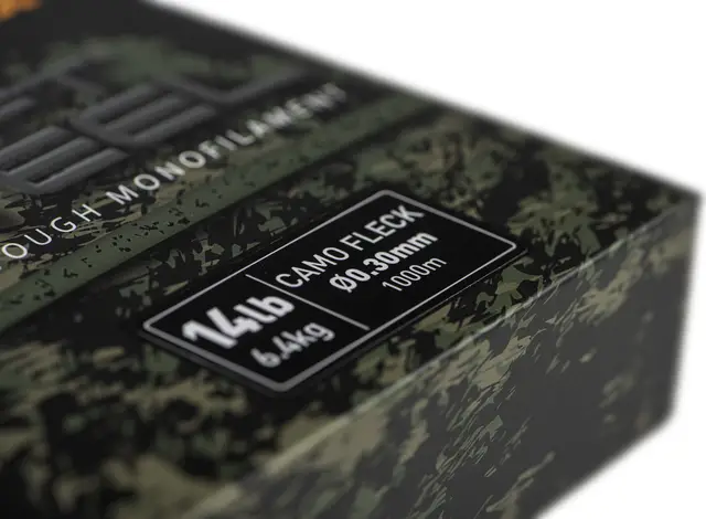 Fox Soft Steel Fleck Camo Mono 0.3mm 6.4kg 1000m