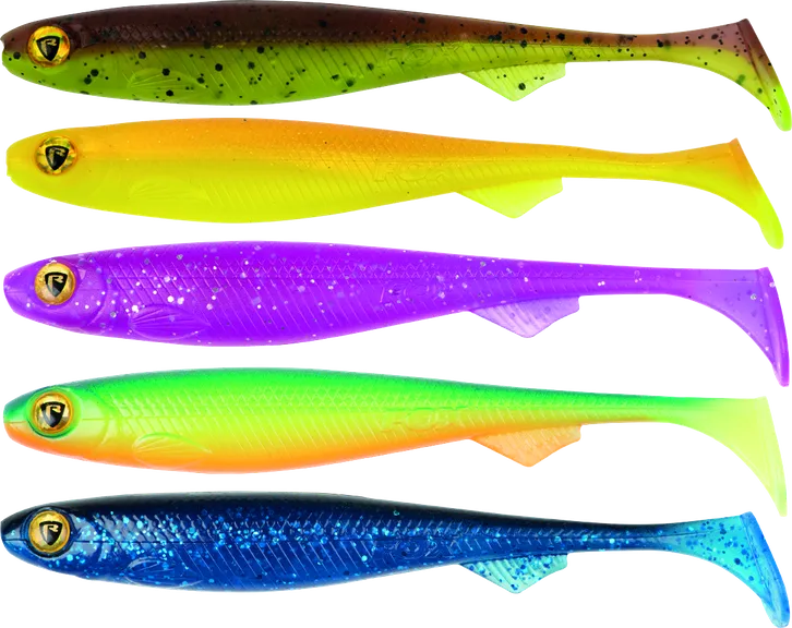 Fox Rage Slick Shad Mixed Colour Pack 13cm UV