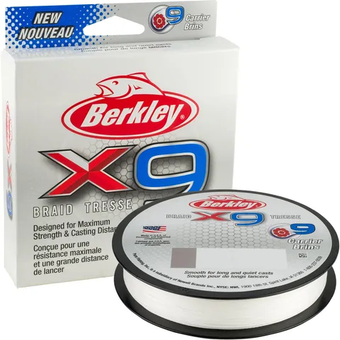 Berkley x9 Braid 0.43mm 150m 45.3kg Crystal