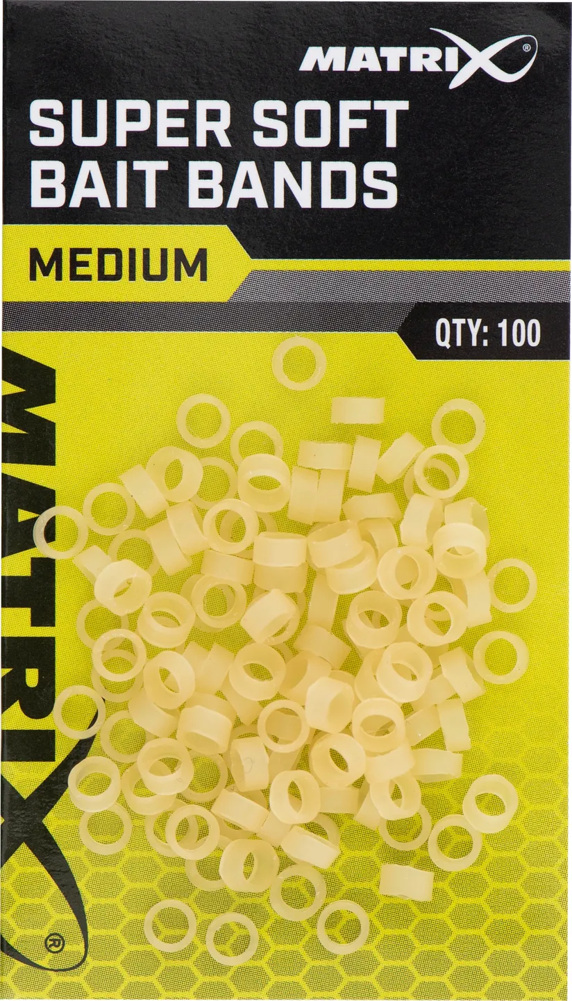 Matrix Super Soft Bait Bands 1.5mm 100pcs Large